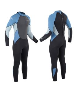 Gul Charge Steamer Wetsuit 5/4/3mm Black Grey Mens Watersports 
