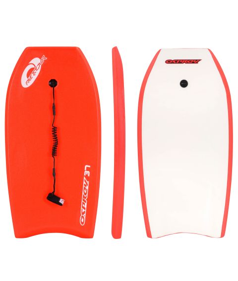 Multiple Design 41 Inch Osprey Body Board with Leash Slick Crescent Tail XPE Boogie Board 