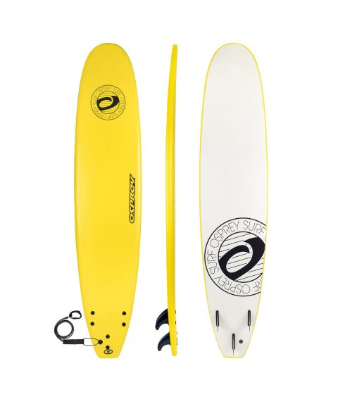 9ft 3inch Foam Surfboard - Yellow