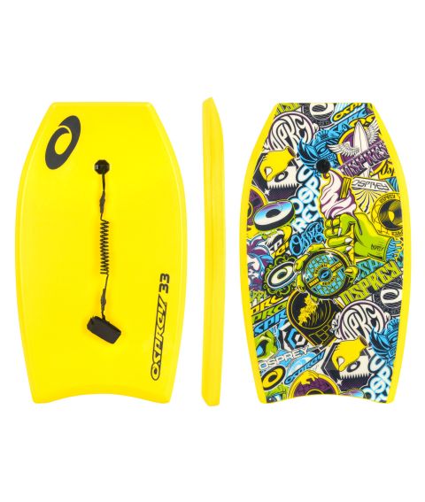 Osprey Body Board with Leash Slick Crescent Tail XPE Boogie Board 