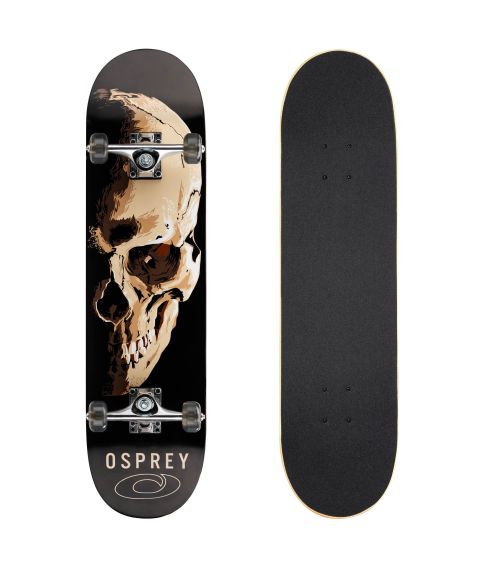 8" x 31" COMPLETE DOUBLE KICK SKATEBOARD - SKULL SESSIONS