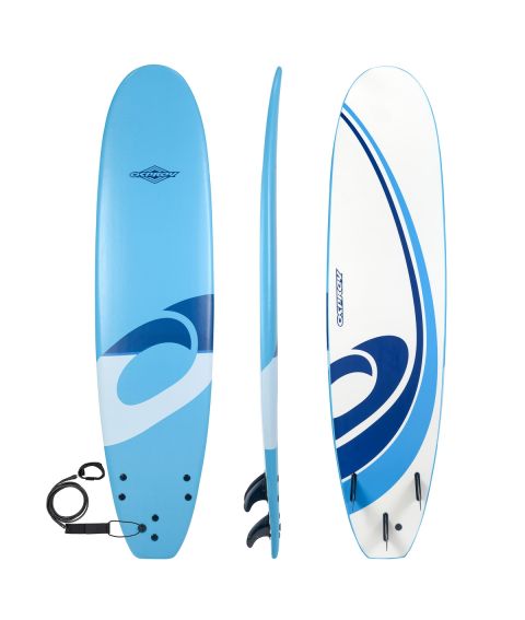 8ft 2inch Foam Surfboard - Logo