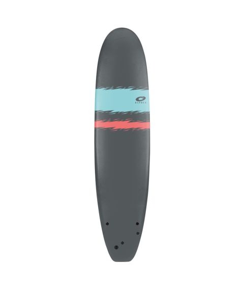 8FT 2IN FOAM SURFBOARD- JAGGED STRIPE