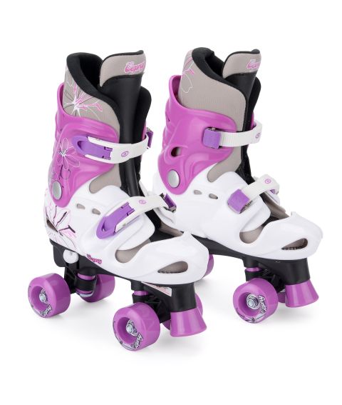Girls Adjustable Quad Skates - Purple
