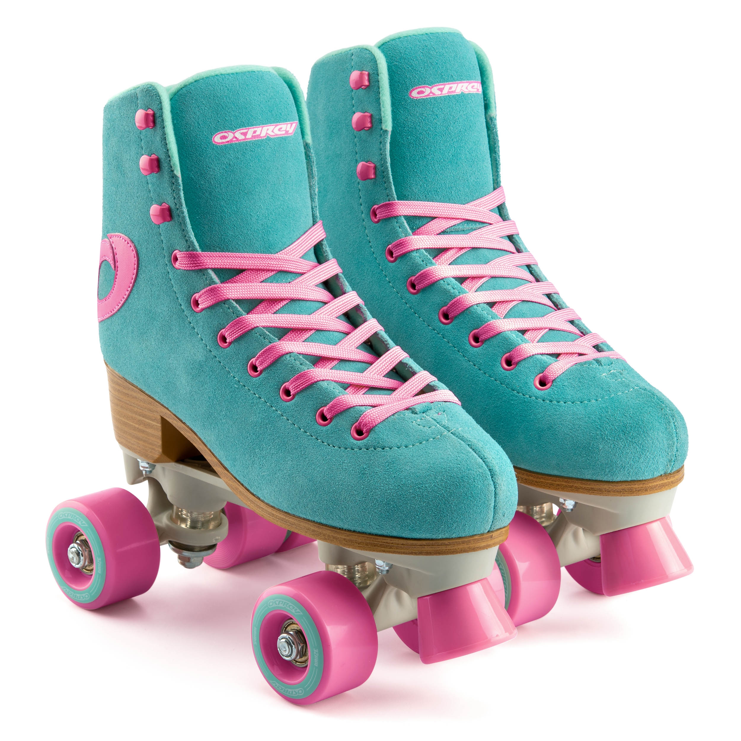 An image of High Quad Roller Skates - Pink 1 | | Osprey Action Sports | UK 1/ EU 33