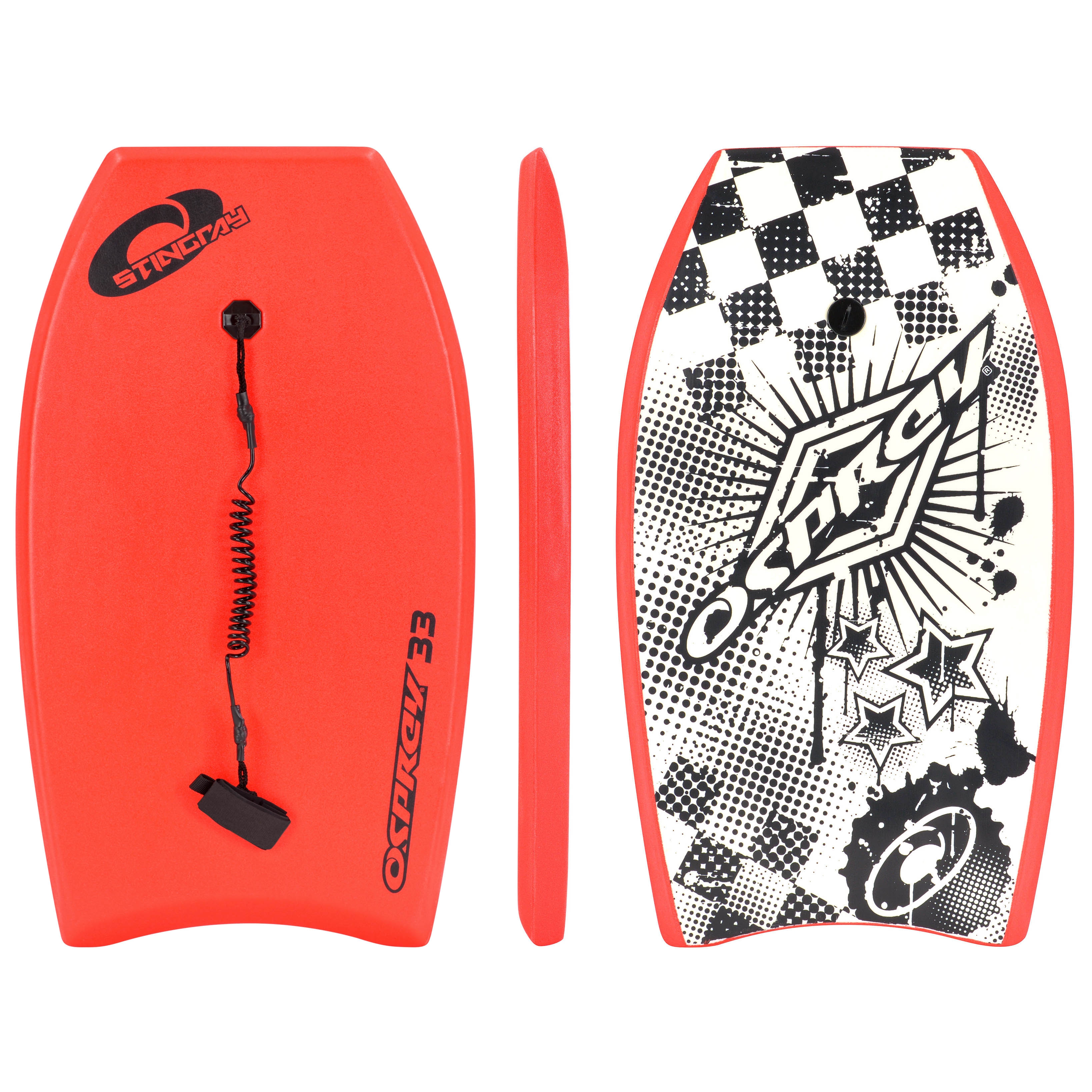 An image of 33" STINGRAY BODYBOARD - RED | 33 Inch | Osprey Action Sports | 33 Inch