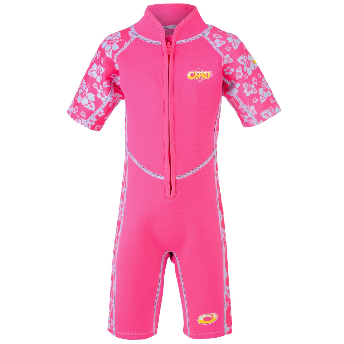 An image of Osprey Infants Shorty Wetsuit - Habiscus | | Osprey Action Sports | Age 2